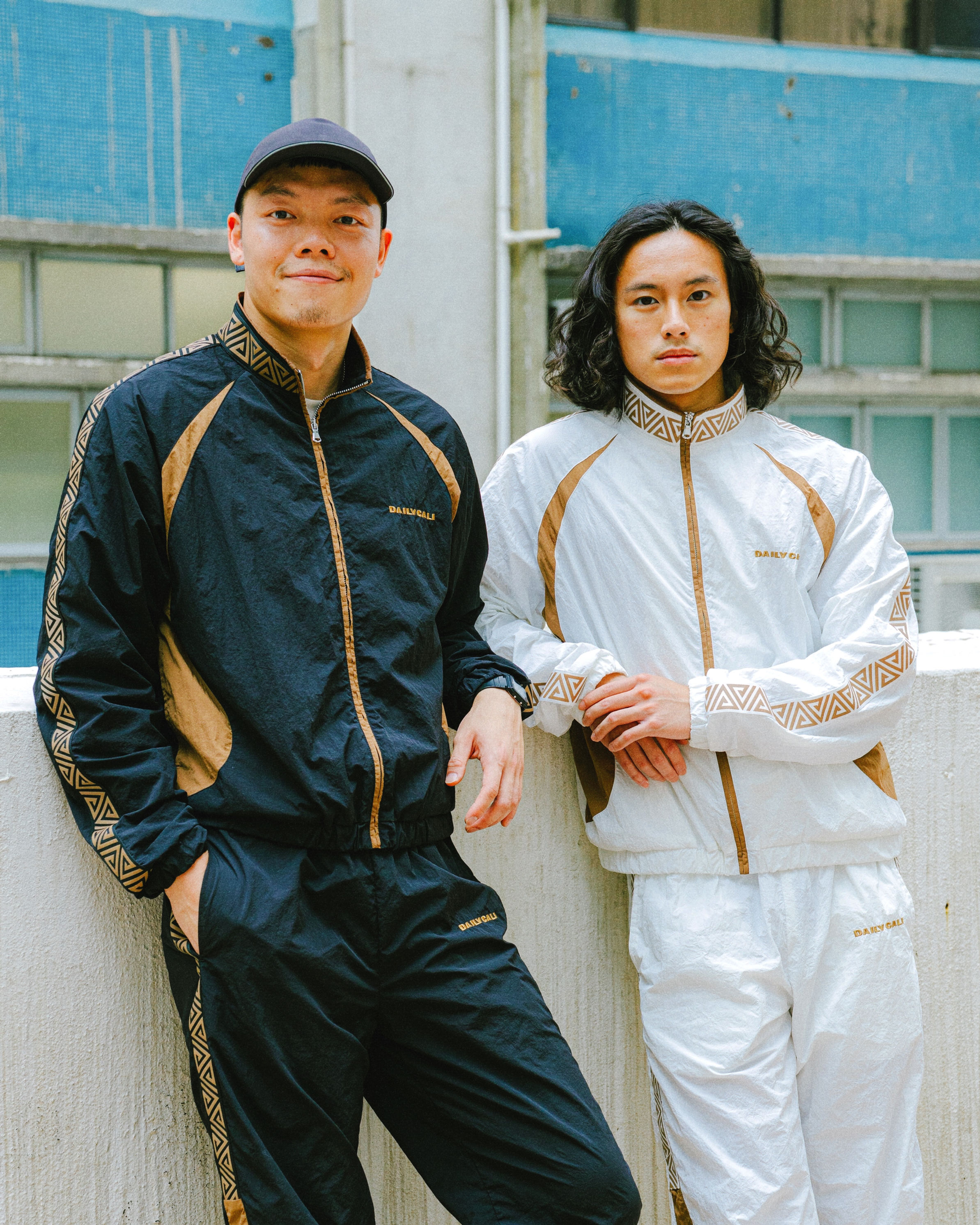 Tracksuit: DAILYCALI Uniform (White & Dark)
