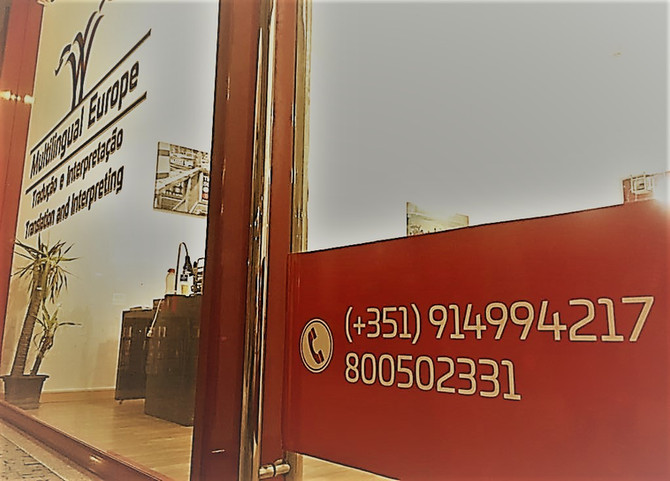 Grupo Multilingual Europe - visite-nos em:
Lisboa - Setúbal - Porto - Aveiro - Viseu - Viana do Cast