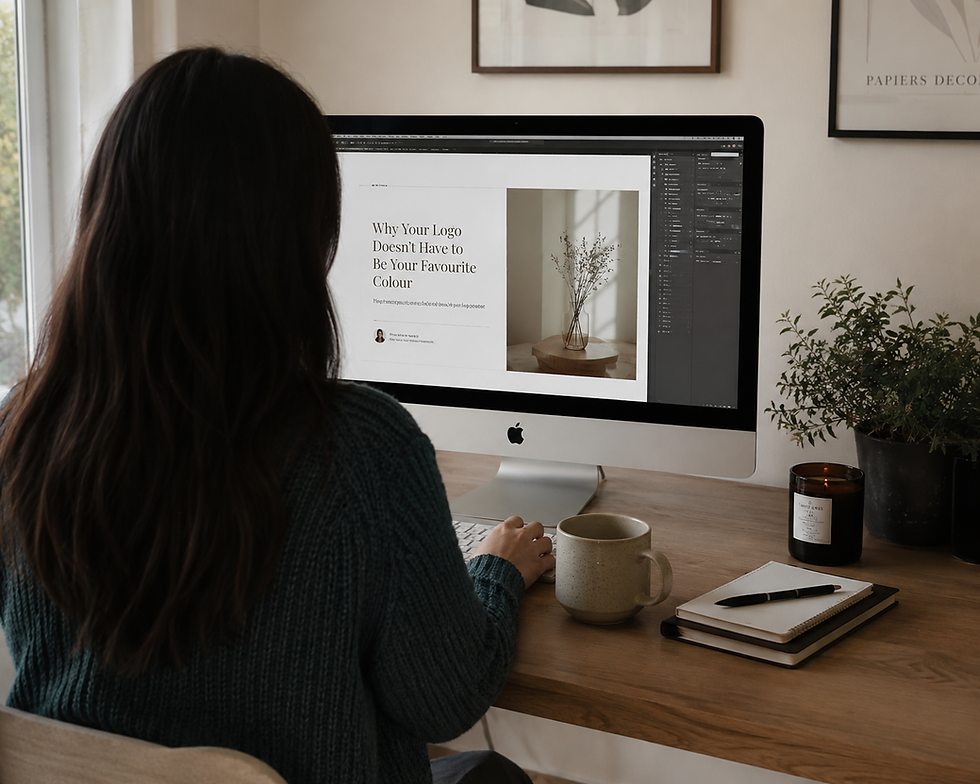 Why Your Logo Doesn’t Have to Be Your Favourite Colour (And Why That’s a Good Thing)