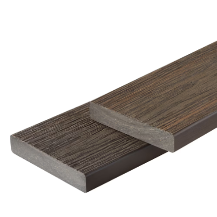 Gray colour composite decking materials