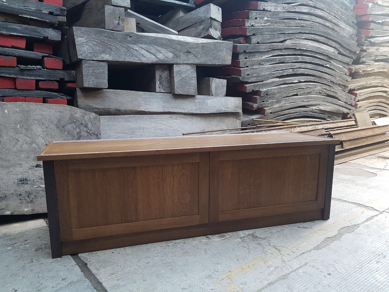Baulera/Asiento Patagonia Wood