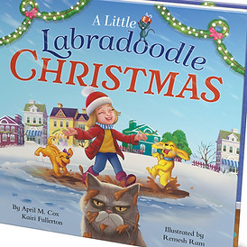 Little Labradoodle Chistmas Front Cover