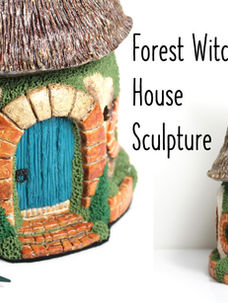 Polymer Clay Forest Witch House