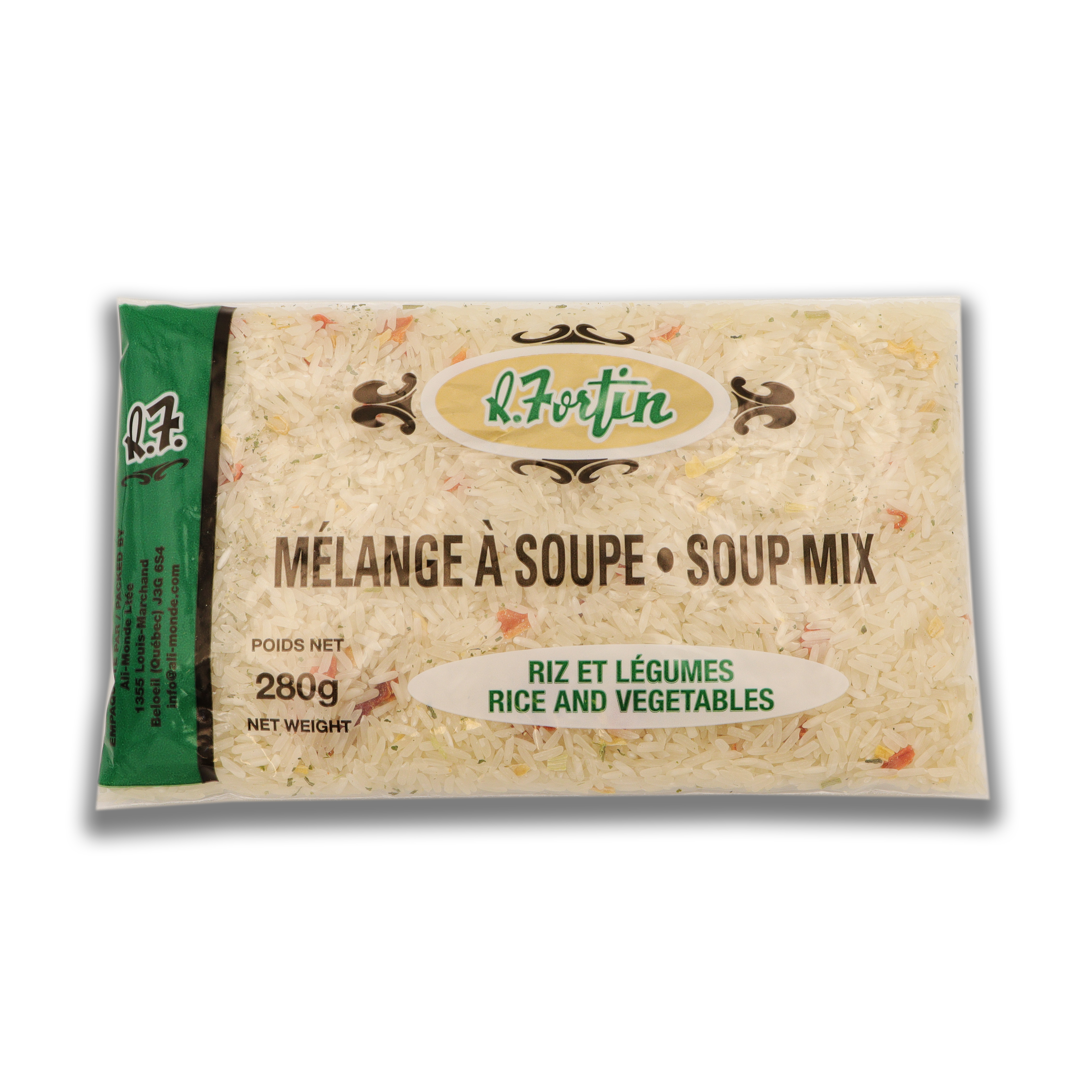 Mélange à soupe Riz et légumes | 280g