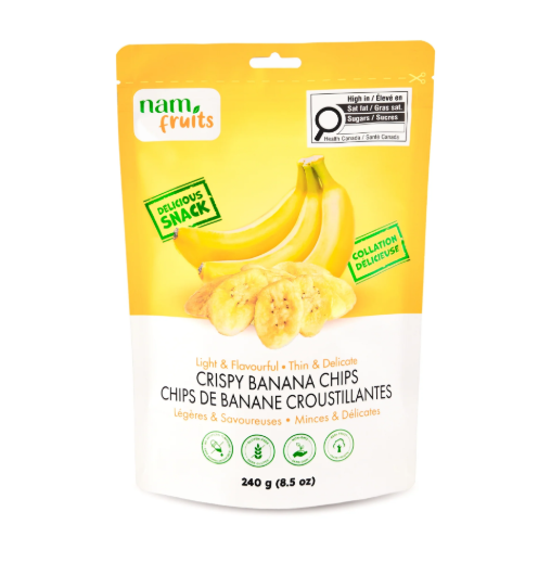 Nam Fruits chips de banane croustillantes | 240g
