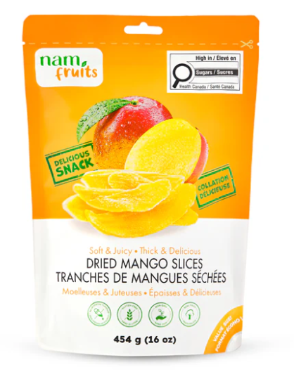 Nam fruits tranches de mangues séchées | 454g