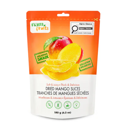 Nam fruits tranches de mangues séchées | 180g