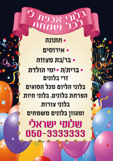 מפעילי ארועים פלייר 3