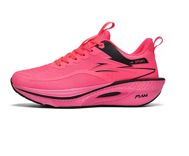 Thumbnail: Marathon Men Sports Running Shoes Carbon Board Air Cushion Breathable Lightweigh