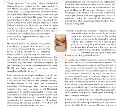 Living Appreciation - Ki Sisa 5786 