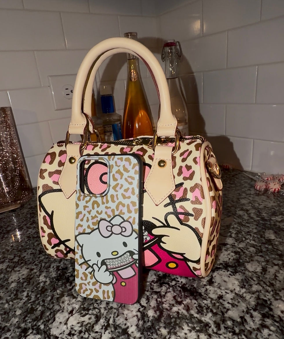 Thumbnail: Rich Girl Baggage (Handbag and Phone Case Set) 