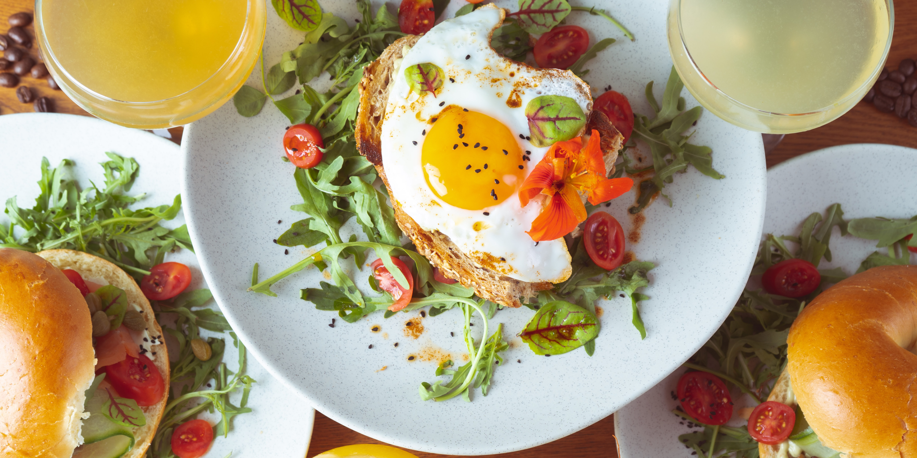 Arranged Food and Objects
