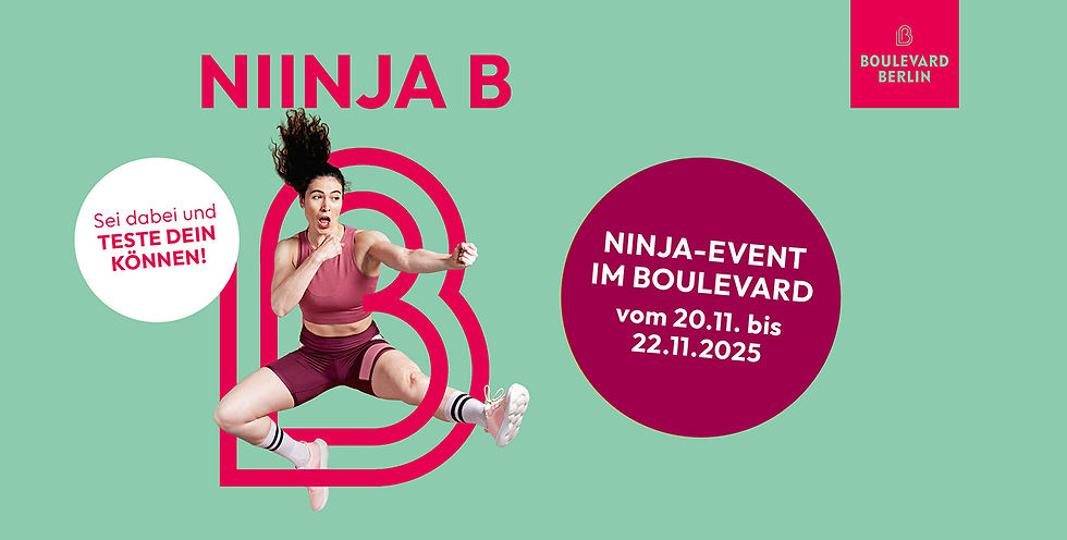 Finale der Ninja-Parcours-Tour im Boulevard Berlin