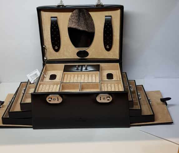 Miniature : Grand coffret bijoux Windrose noir