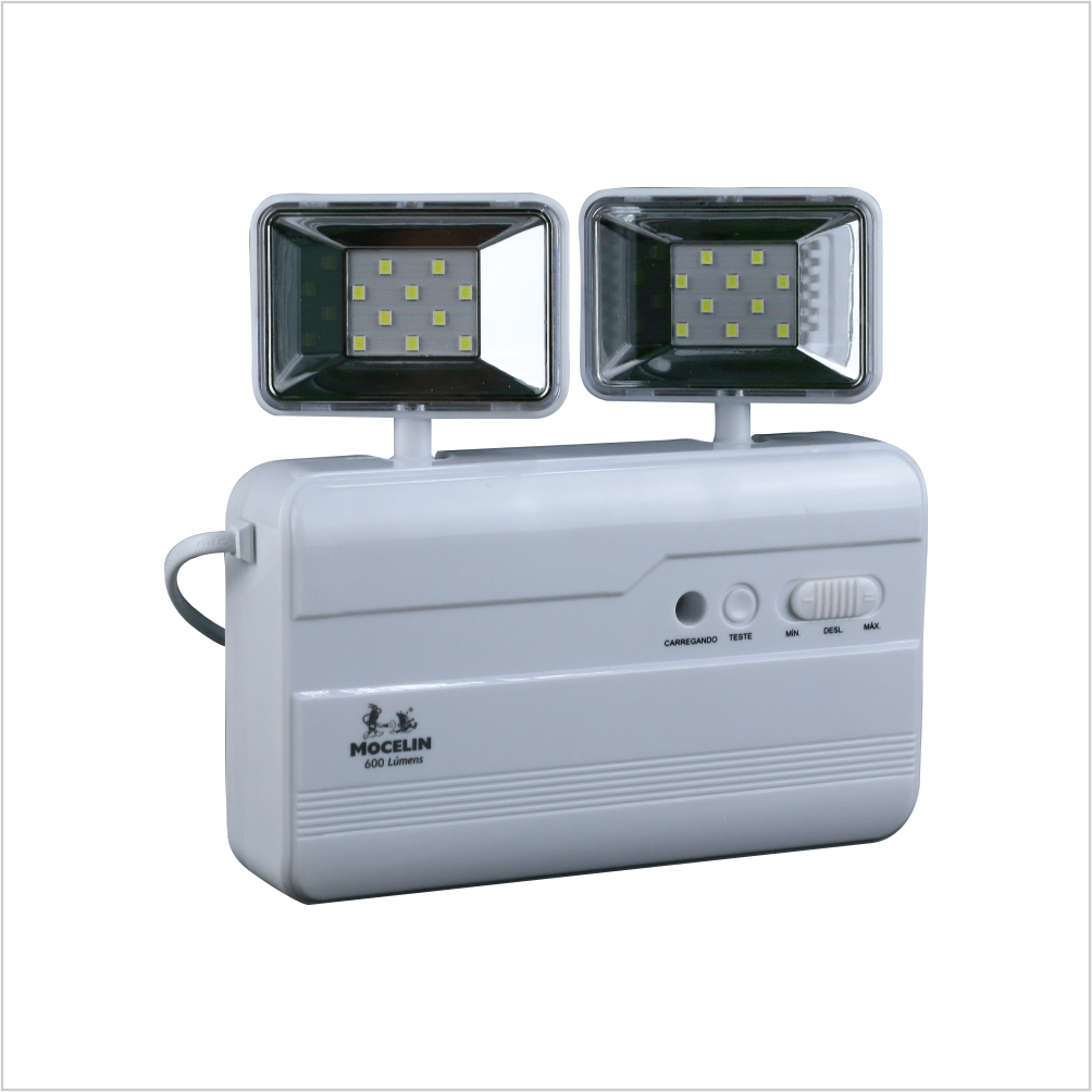 LUMINARIA BLOCO FAROLETE LED 600 LUMENS MOCELIN