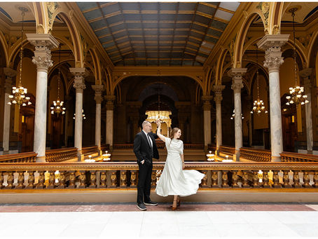 MAGGIE (THAT'S ME!) AND JOSH | OUR SESSION AT THE INDIANA STATEHOUSE