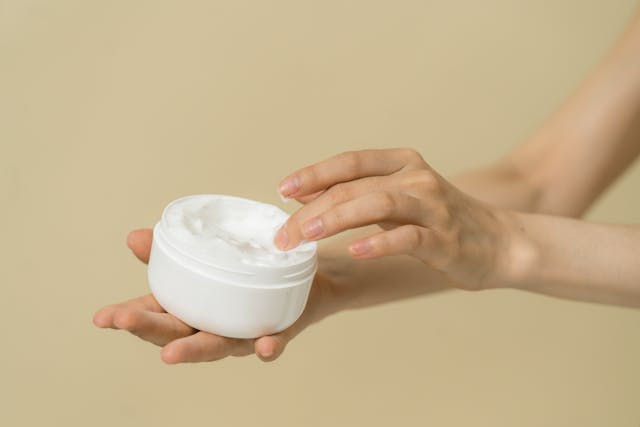 Moisturize your face after washing as part of your acne-prone skincare routine