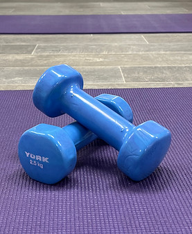 Pilates mat and small equipment