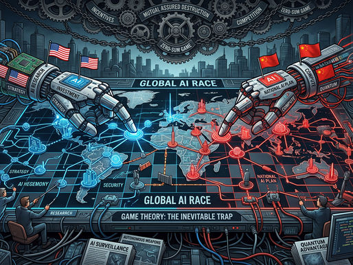The Inevitable Trap: How Game Theory Drives the Global AI Race
