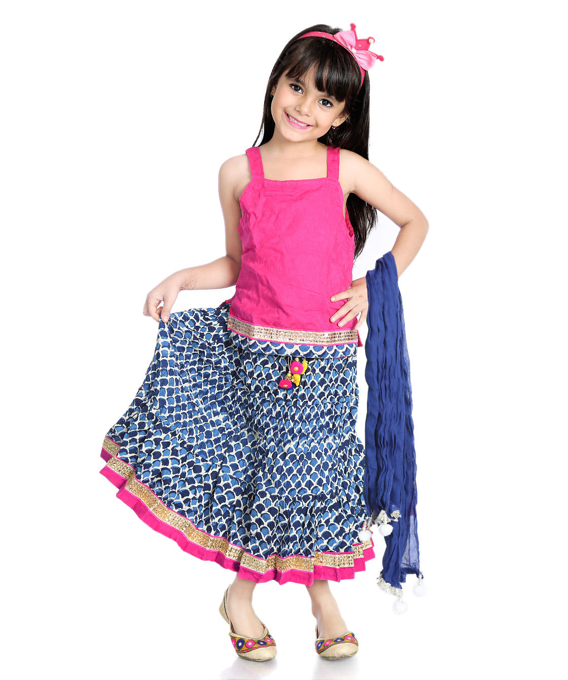 Baby Girl lehenga choli - Pink