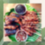 Chicken thigh Inasal & Pork Bbq platter