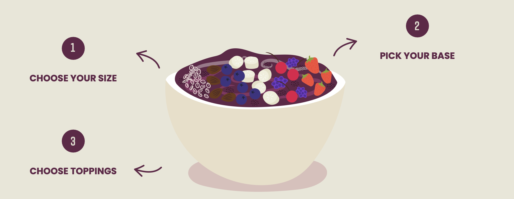 Arranged Food and Objects