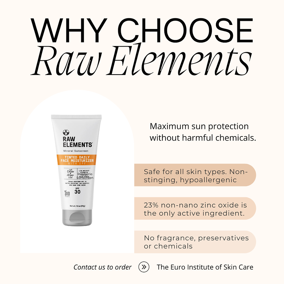 It's also crucial to use non-clogging, physical sunscreen daily.