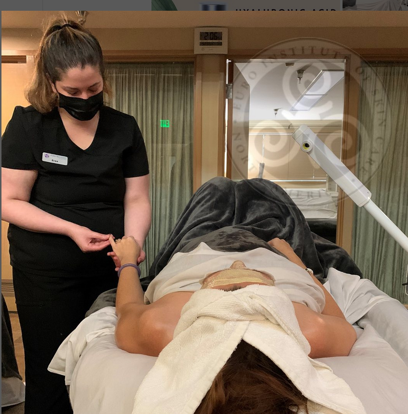 esthetician student at the euro institute of skin care in renton, wa