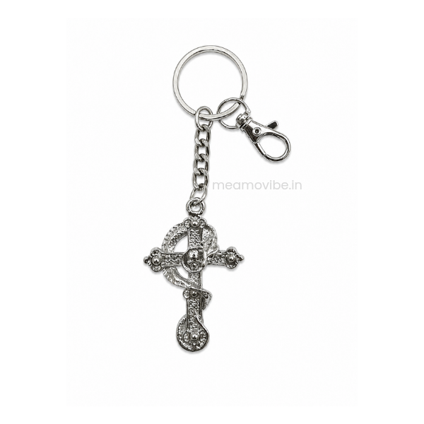 Celtic Cross Metal – Antique Silver Ornate Cross Charm Jeans Charm
