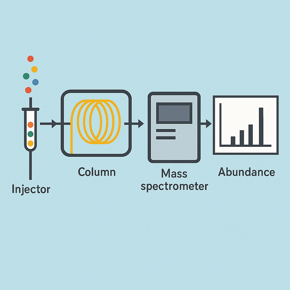 Cromatografía de Gases Acoplada a Espectrometría de Masas (GC-MS)