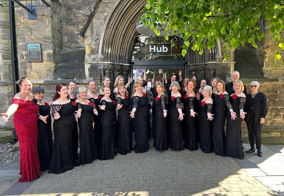 Chanteuse Chamber Choir at the semi final of MCOTY