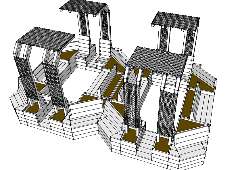 Thumbnail: Module Centre Long, Kit à monter