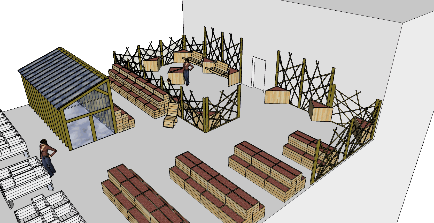 Thumbnail: module Bac Triagulaire, Kit à monter