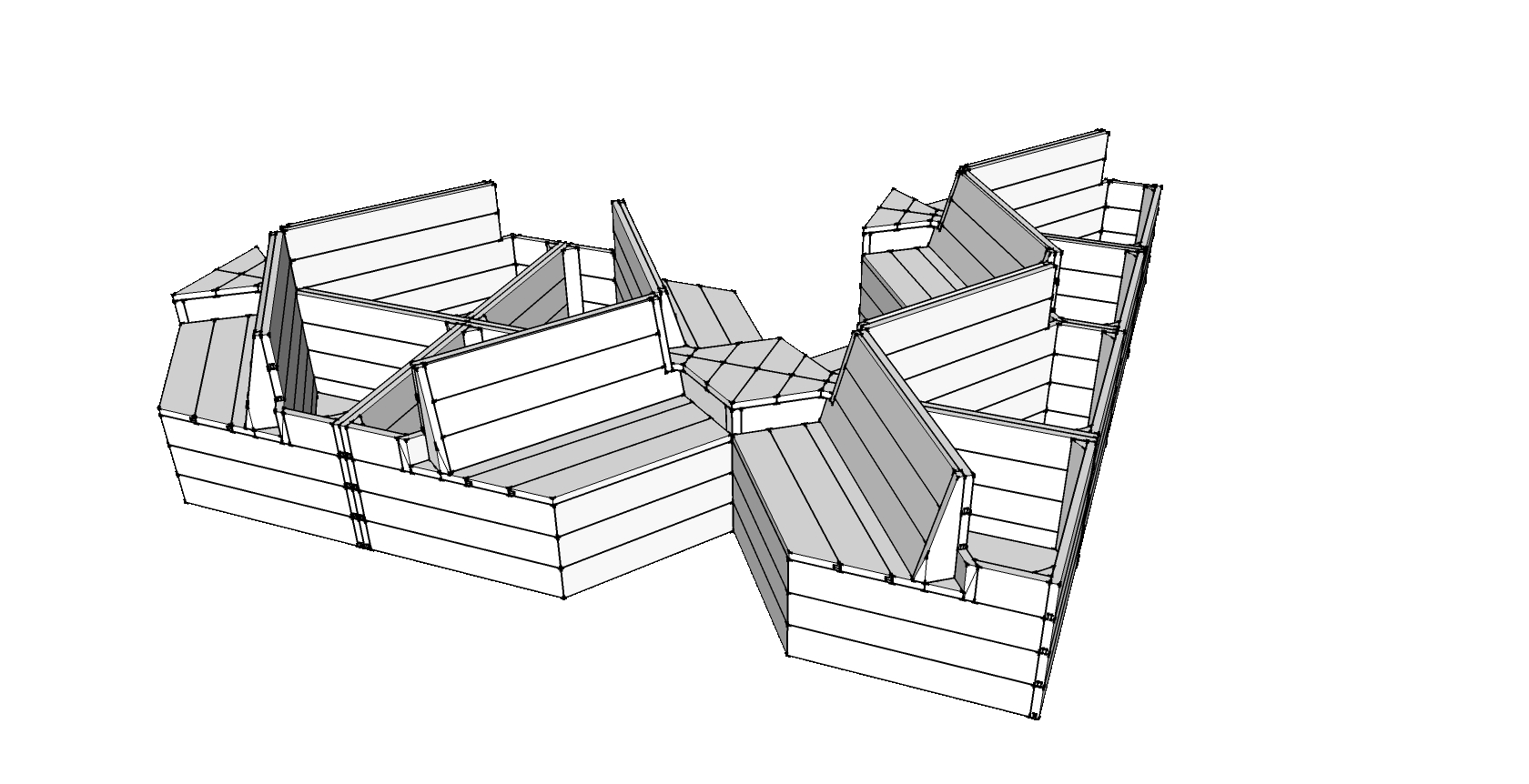 Thumbnail: Modules Salon Gauche, Kit à monter