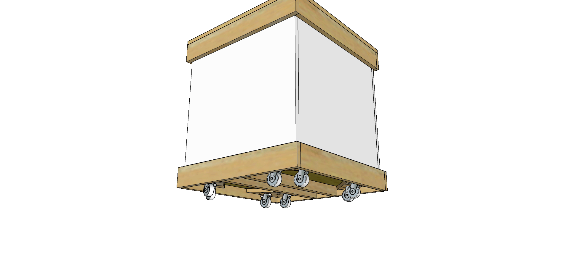 bac à roulettes