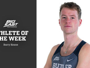 Keane Receives BIG EAST Male Track Athlete of the Week