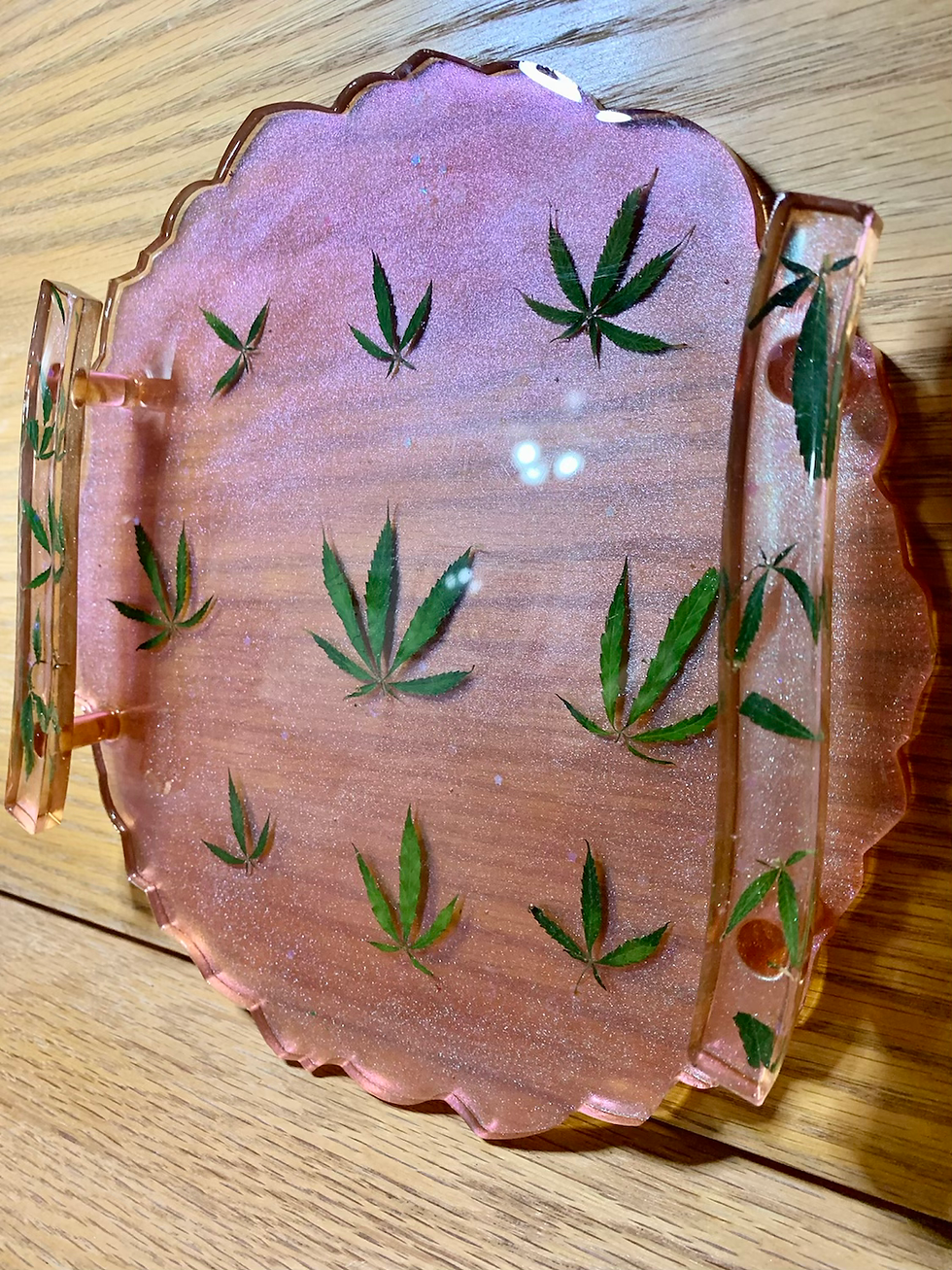 Thumbnail: Serving Tray w/5 piece coaster set