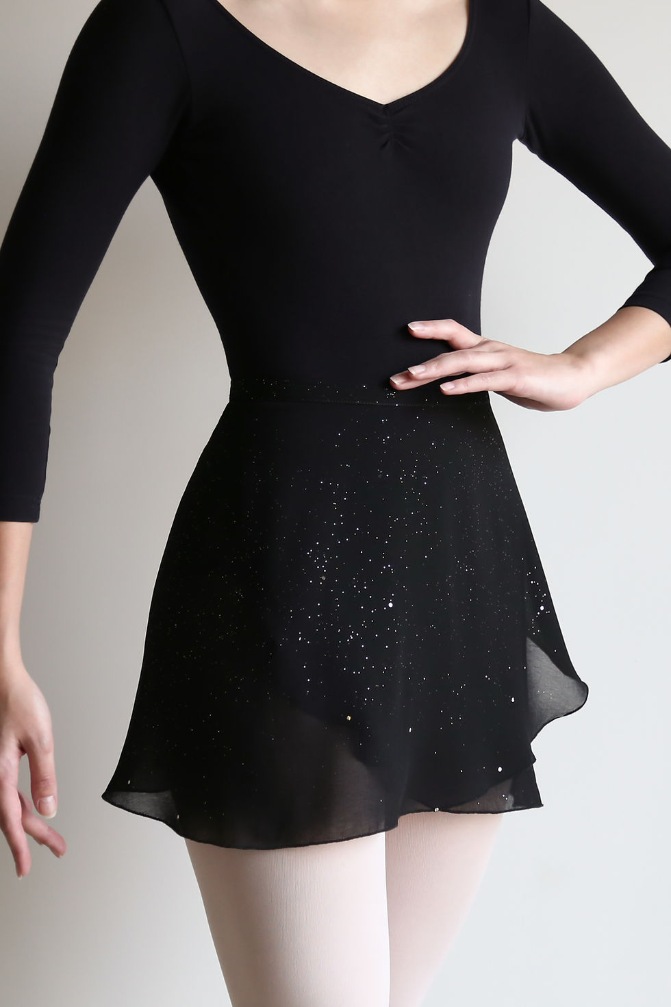 Thumbnail: Glitter Short Wrap Skirt
