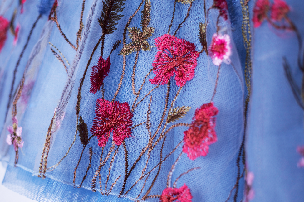 Thumbnail: Flower Festival Pull On Skirt