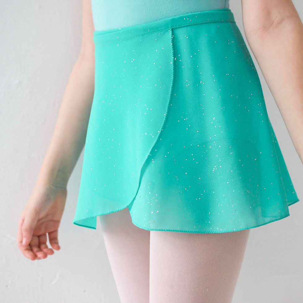 Thumbnail: Kids Glitter Wrap Skirt