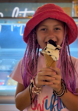 Child with ice cream