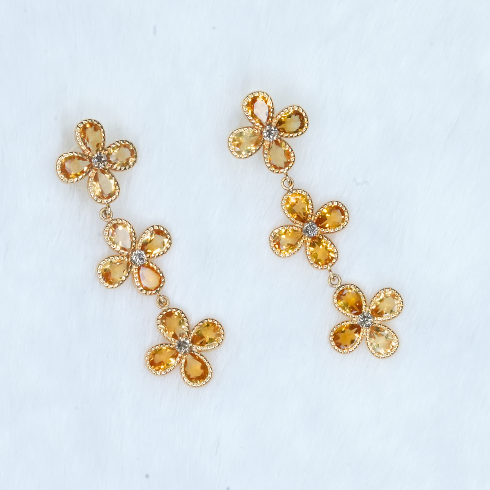 Citrine earrings 