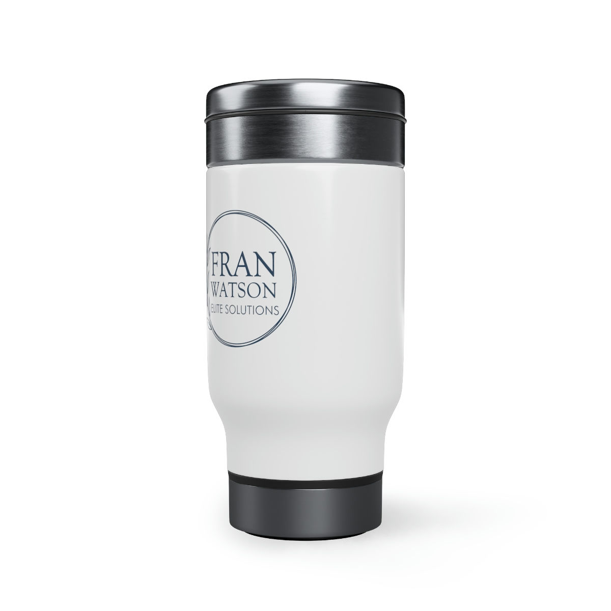 Copy of Stainless steel travel mug with handle - gold logo