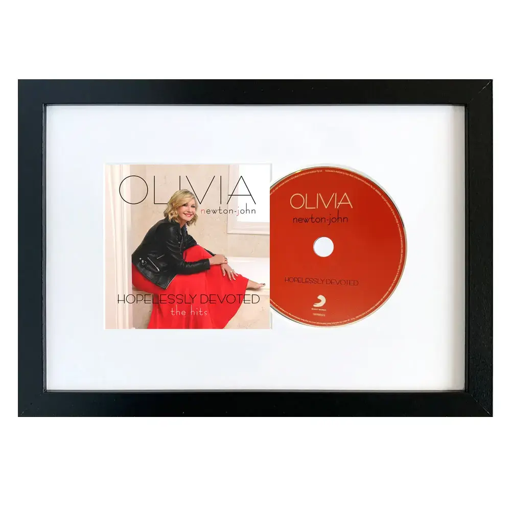 Olivia Newton-John - Hopelessly Devoted; The Hits - CD album art