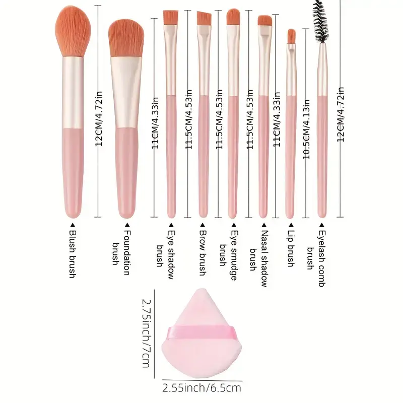 Thumbnail: Travel make-up brush set