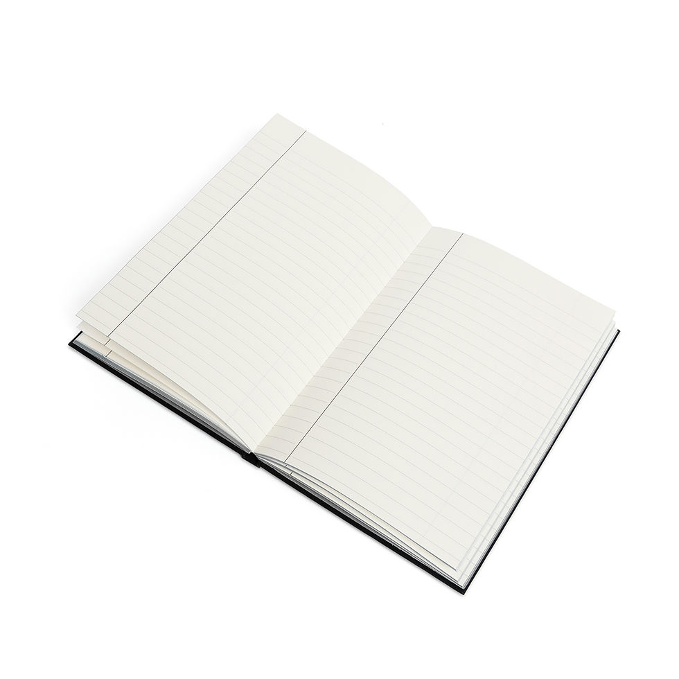 Thumbnail: Notebook with band - lined pages