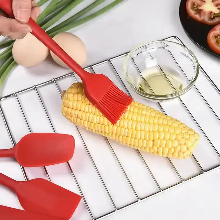 Thumbnail: Silicone kitchen utensil set