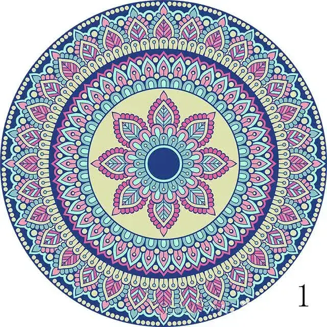 Ceramic Drink Coasters - Mandala