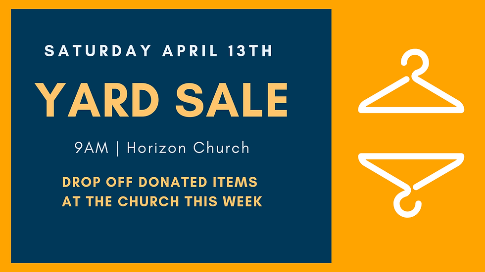 Prenatal Yard Sale