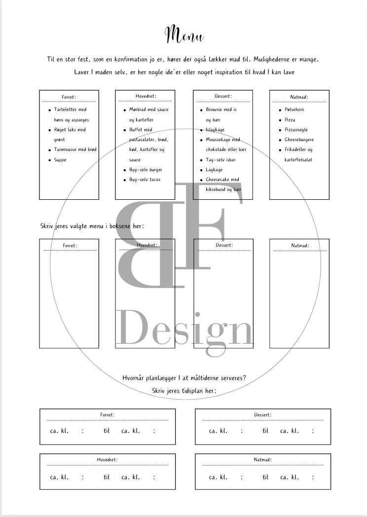 Miniaturebillede: Konfirmation - planlægningsbog